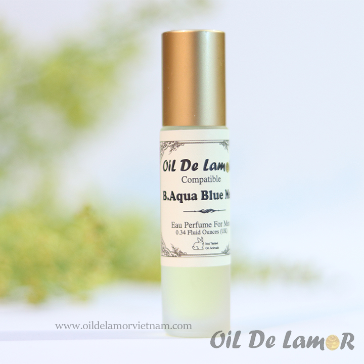 Nước hoa nam[Oil De Lamor ] B.Aqua Men -  Nước hoa tinh dầu Israel , hương hoa cỏ sa mạc, giữ hương cực lâu ( for women)