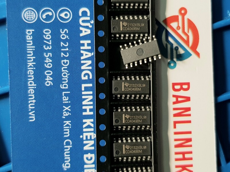 [Combo 10 chiếc] CD4049UBM, CD4049UBE, CD4049 IC Số SOP-16