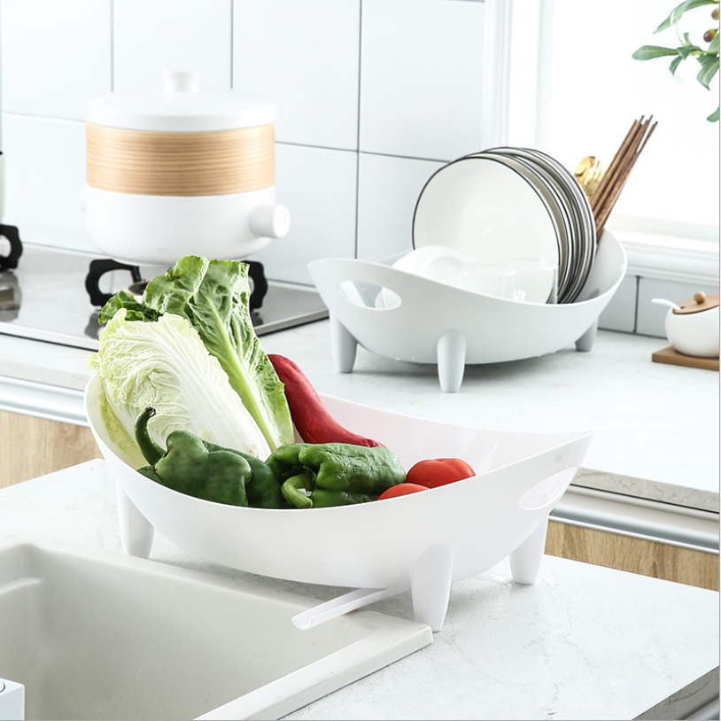 Thau Úp Chén Dĩa Thiết Kế Hình Vòng Cung