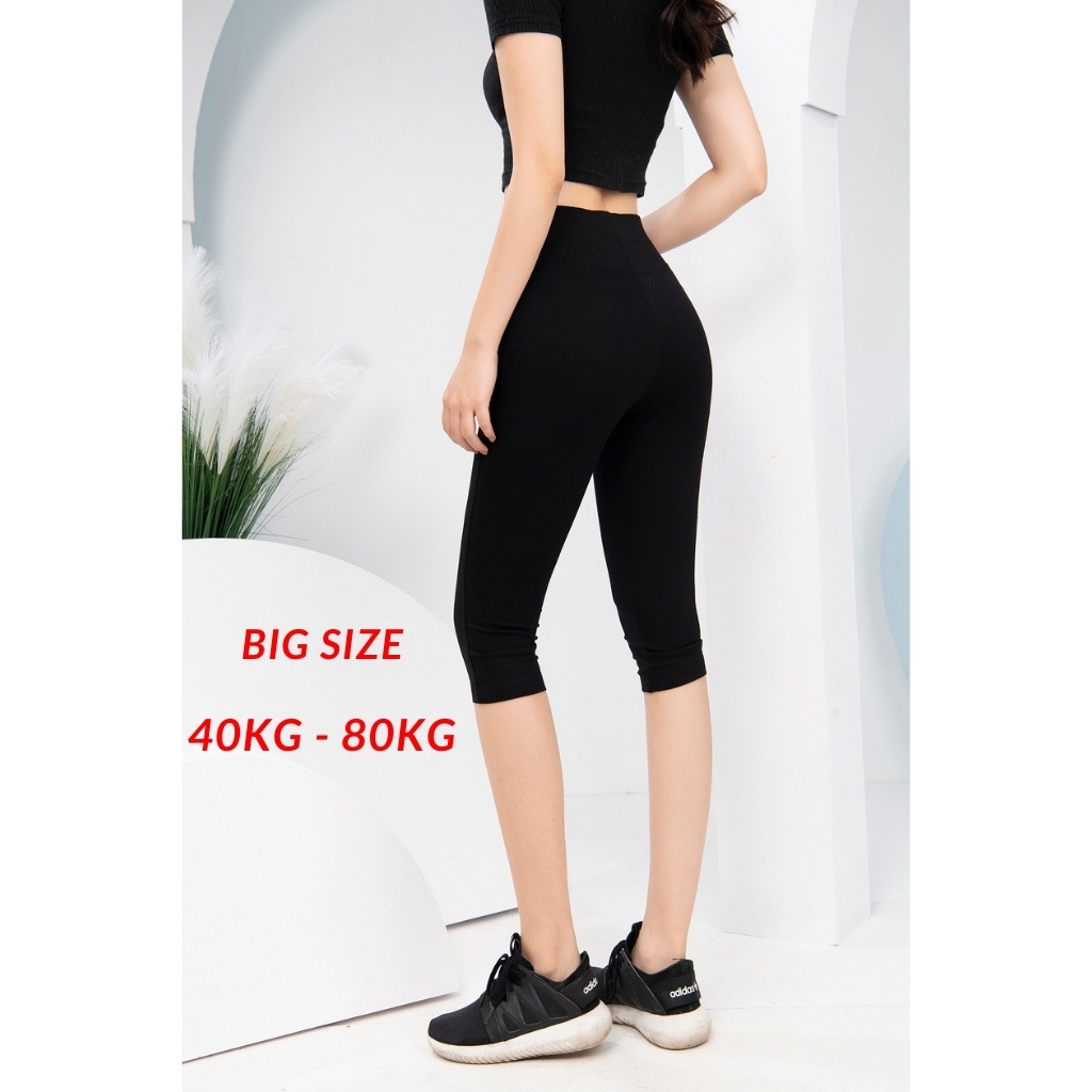 Quần Legging Ngố Lửng Qua Gối  Nữ BigSize