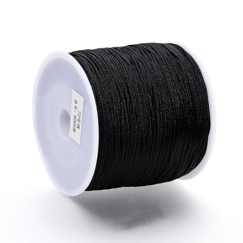 (Hệ màu mới) Dây ngọc đan vòng 0.8mm/ dây dù đan vòng handmade (bó 10m)