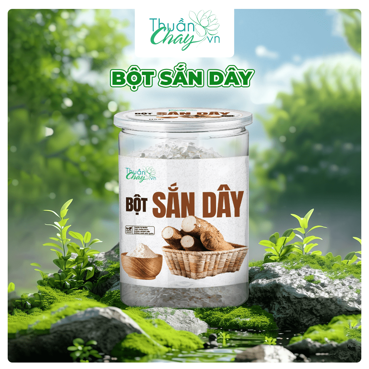 BỘT SẮN DÂY thiên nhiên 250g