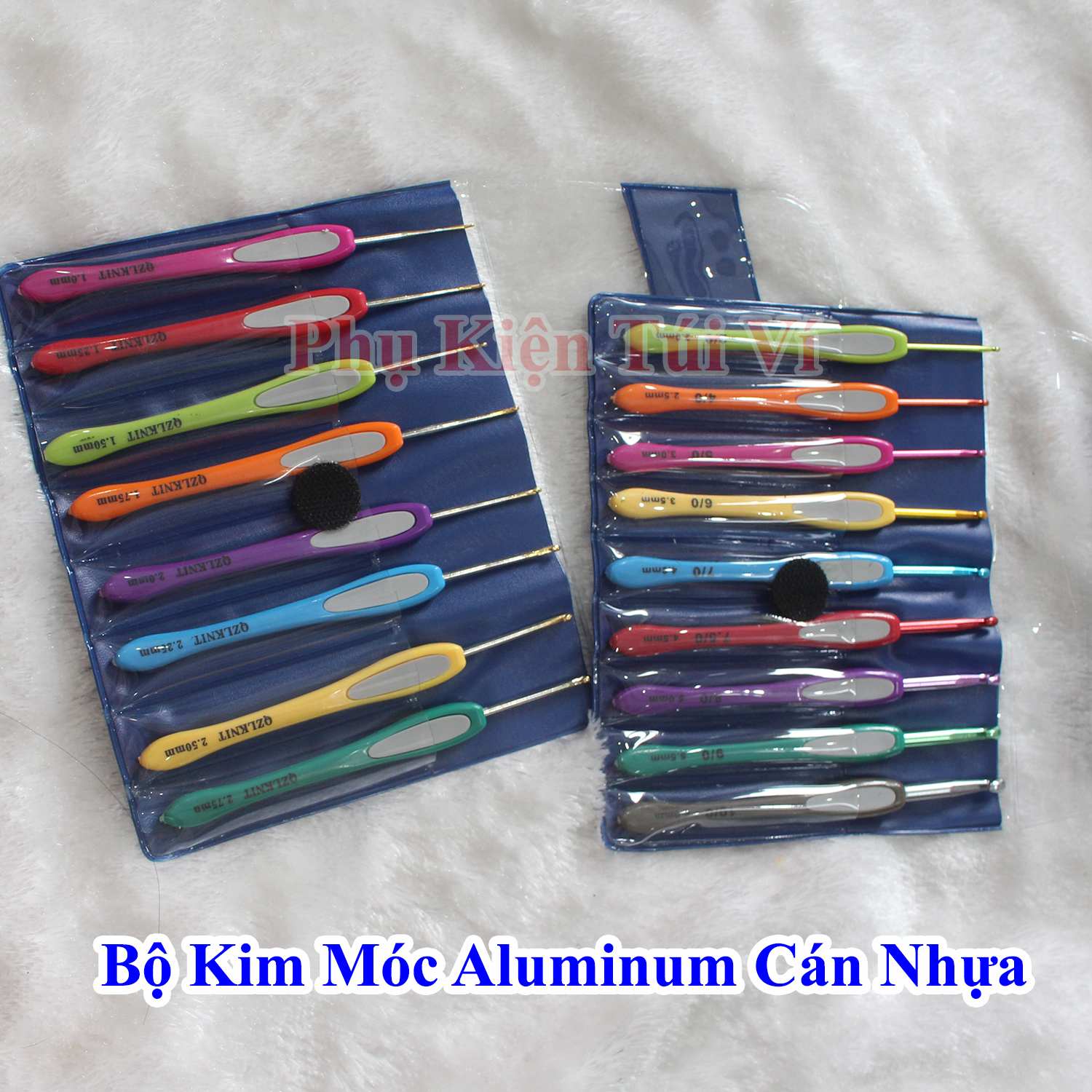 Bộ kim móc Aluminum cán nhựa