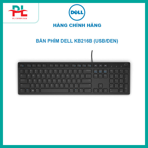 Bàn phím Dell KB216 USB Có Dây - Chính Hãng