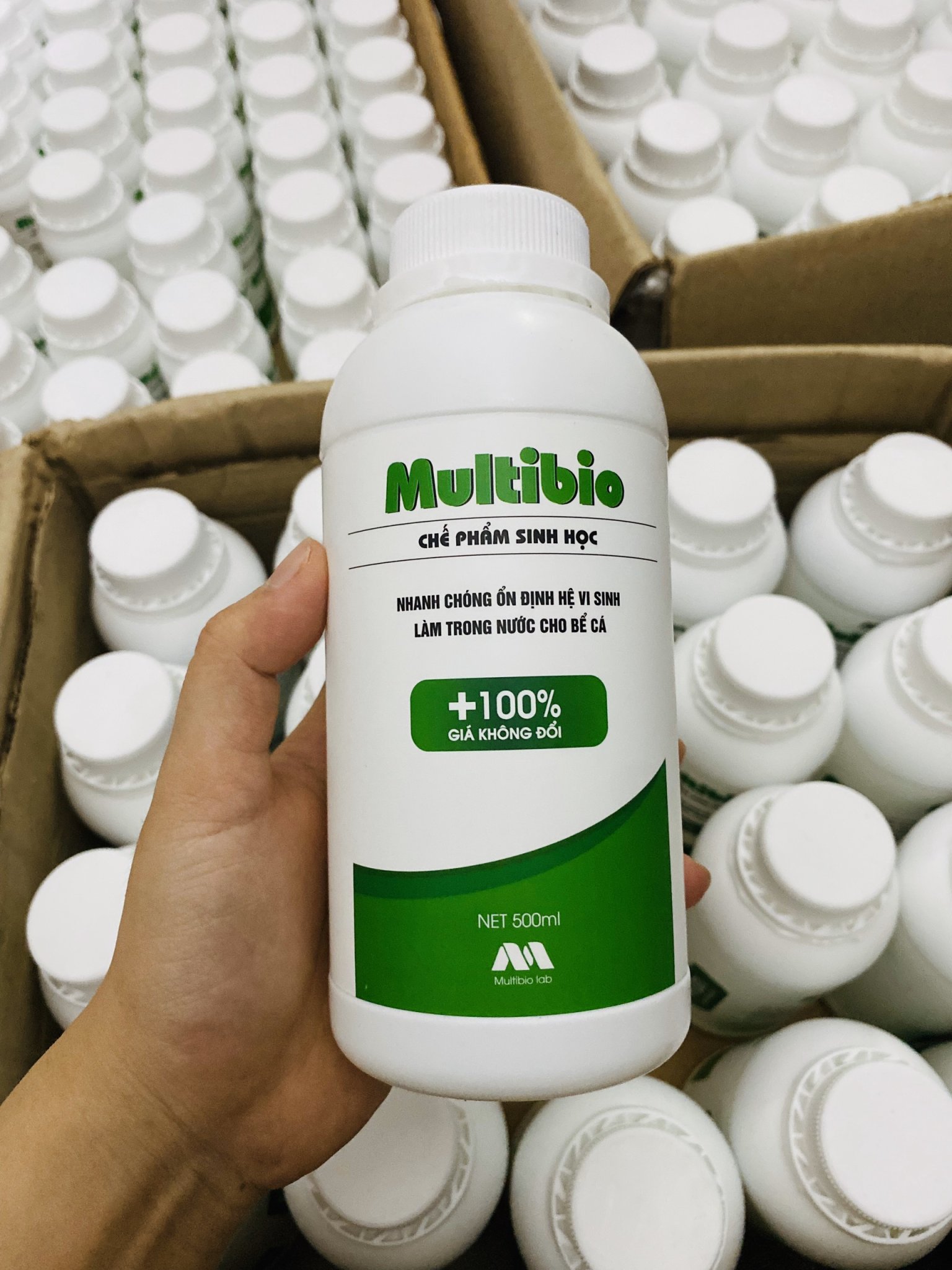 Vi sinh làm trong nước multibio cho bể cá, hồ thủy sinh cực nhanh
