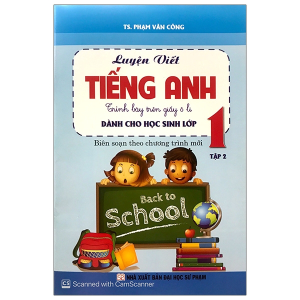Fahasa - Luyện Viết Tiếng Anh Trình Bày Trên Giấy Ô Li Dành Cho Học Sinh Lớp 1 - Tập 2