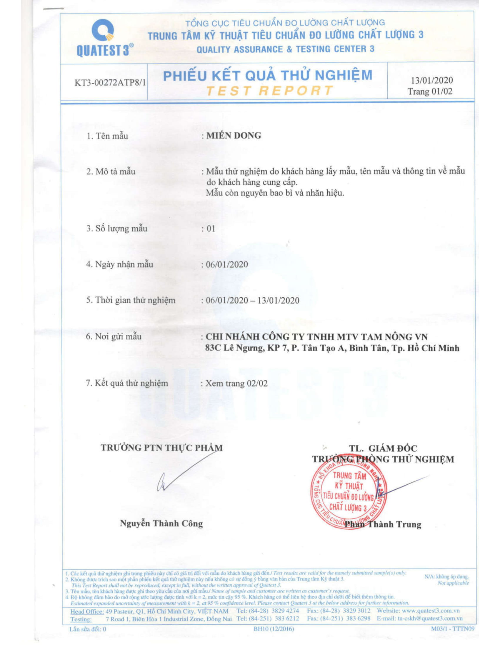 MIẾN DONG 1KG