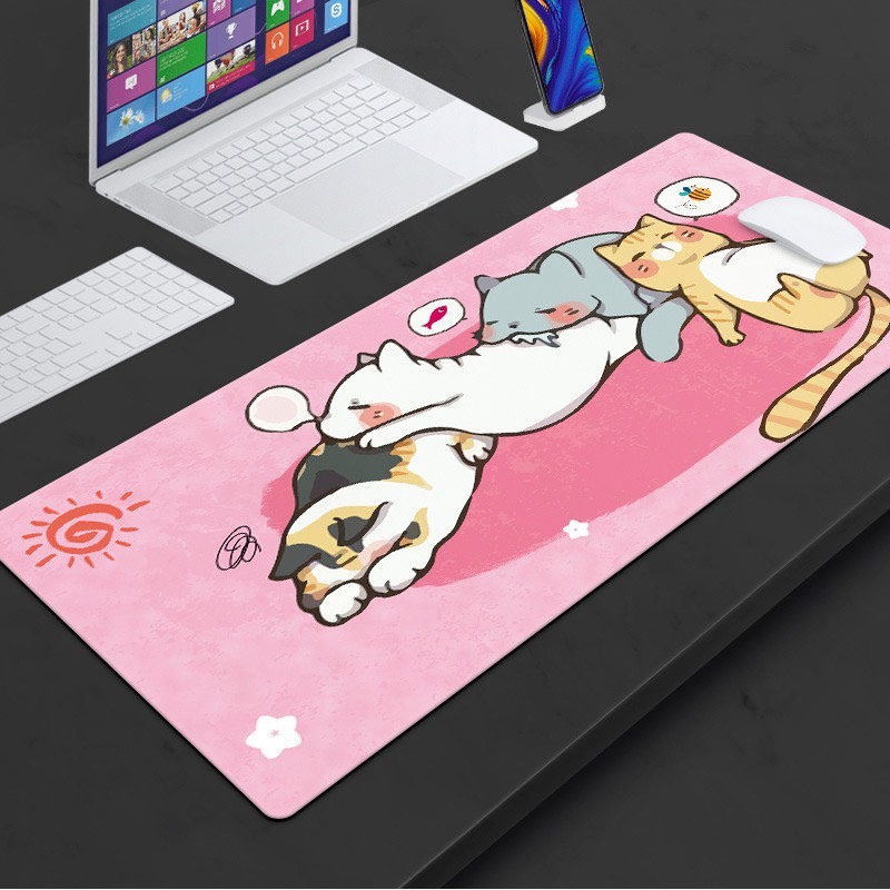 Miếng Lót Chuột, Bàn Di Chuột, mouse pad cỡ lớn (80x30x0.3)