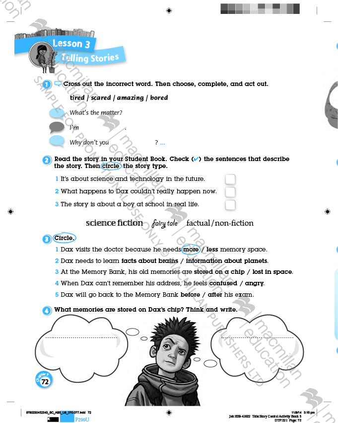 Sách - dtpbooks - Story Central 5 Activity Book
