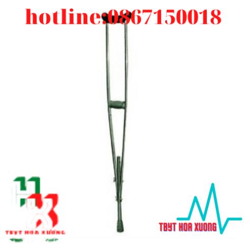 Đế Cao Su Nạng Inox Việt Nam-1 đôi