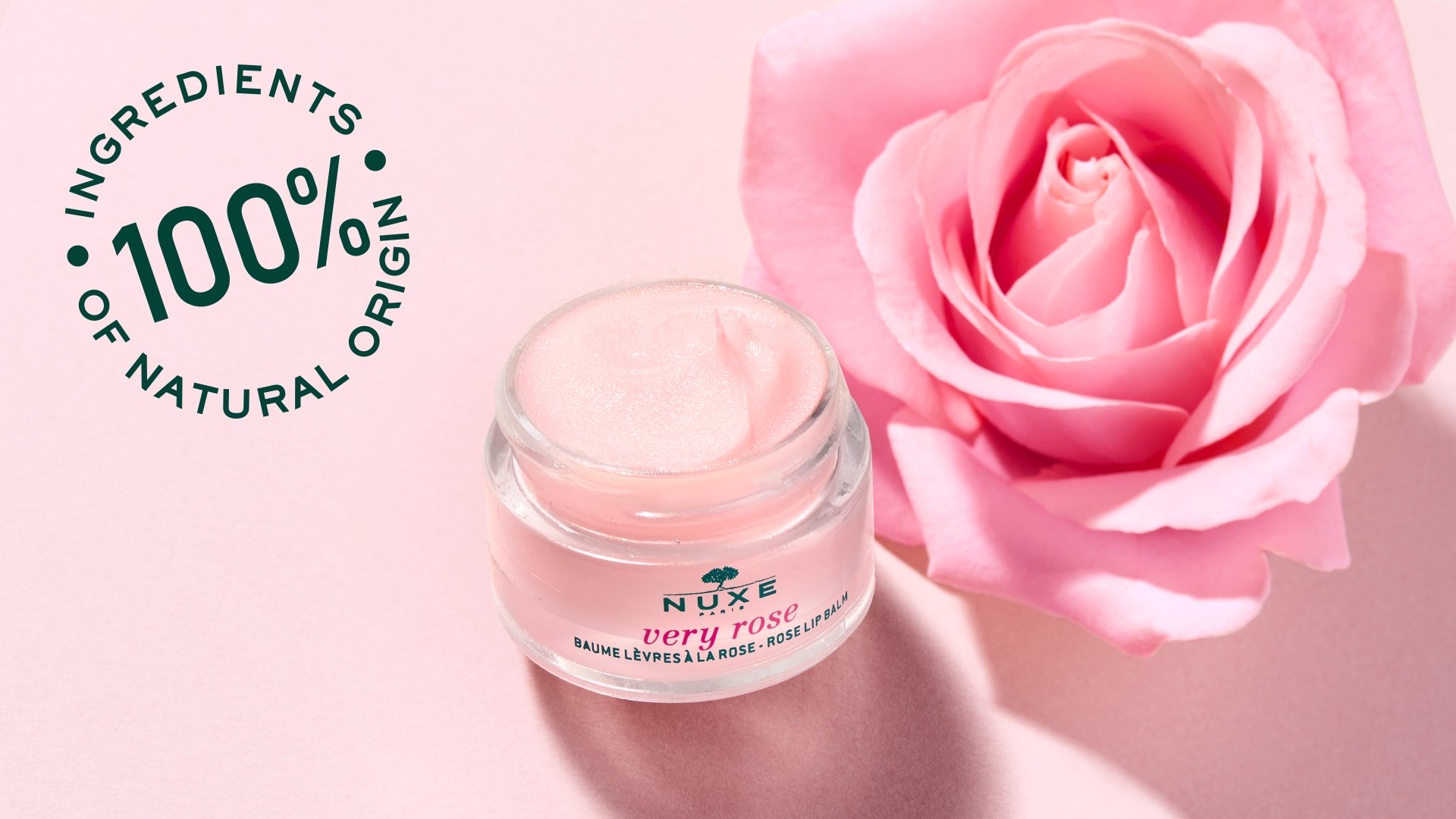 (Chuẩn Pháp-Bản giới hạn) Sáp dưỡng môi NUXE Very Rose Lip Balm