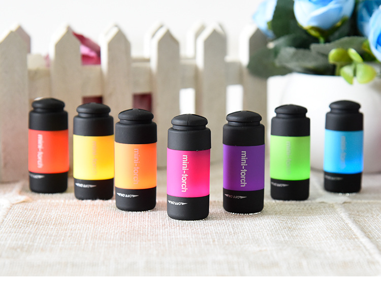 Móc khóa đèn pin sạc mini TORCH  chống nước 100%- đèn pin siêu sáng - đèn pin mini - den pin cam tay - đèn bão - đèn cắm trại dã ngoại