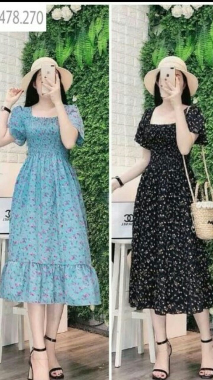 Đầm voan , lụa đuôi cá