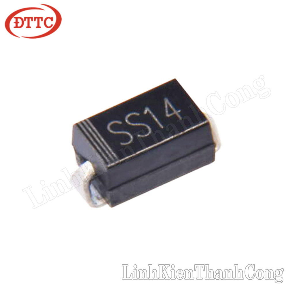 Bộ 2 Chiếc Diode SS14 SMD Schottky 1A 40V (1N5819 SMA)