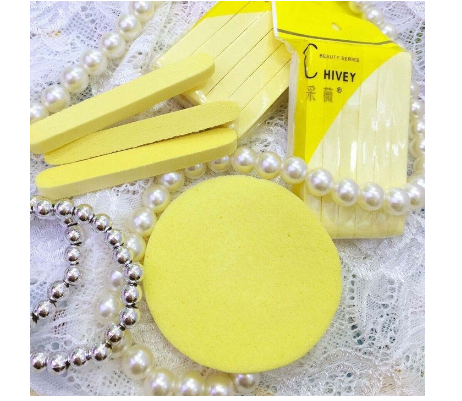 Sponge - Chivey Facial Cleansing Sponge 12 Pieces