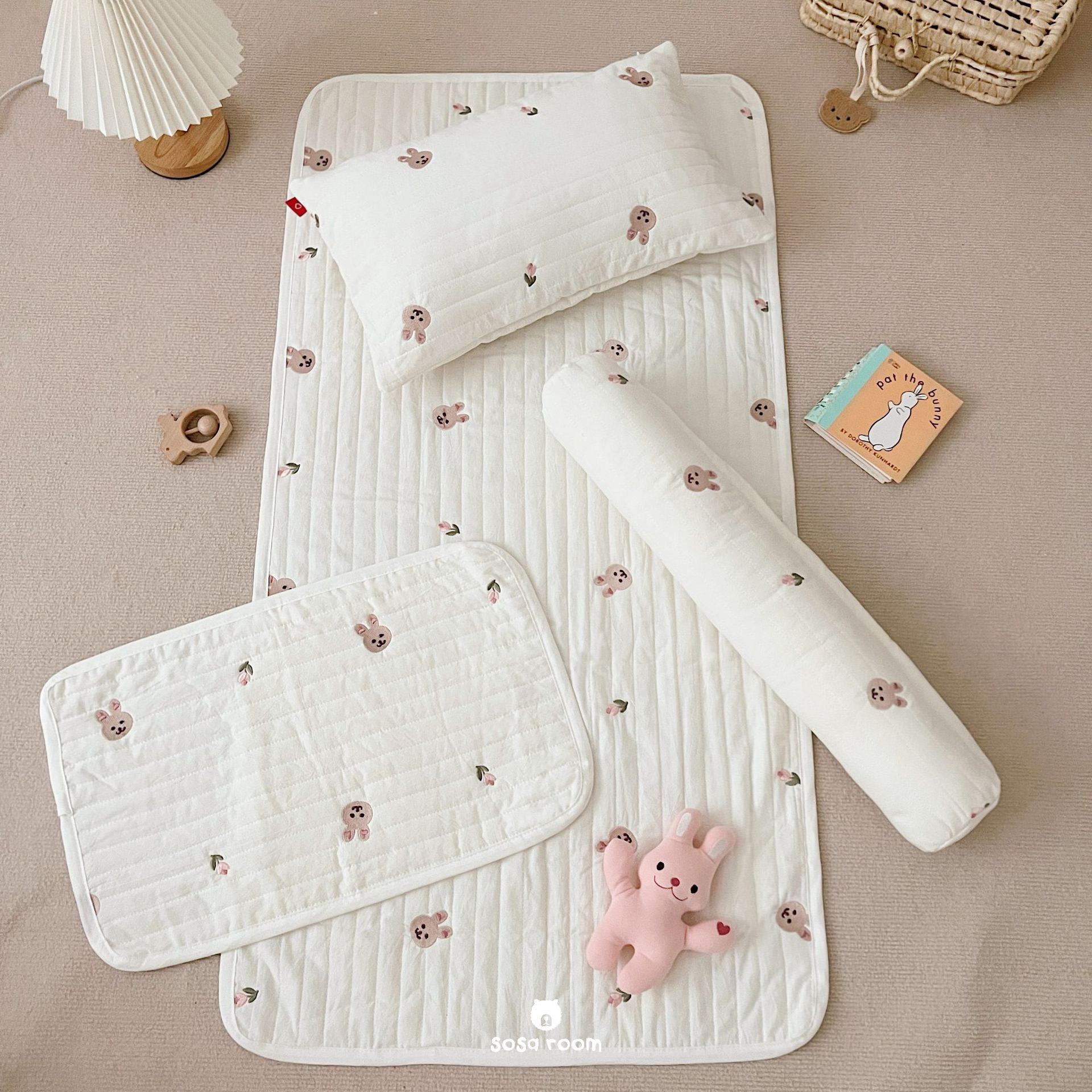 [4 mẫu] Gối ôm size nhỏ cho bé 60cm, kèm ruột bông