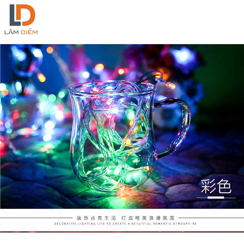 combo 5 Đèn led chớp led dây 4m5 có đủ màu