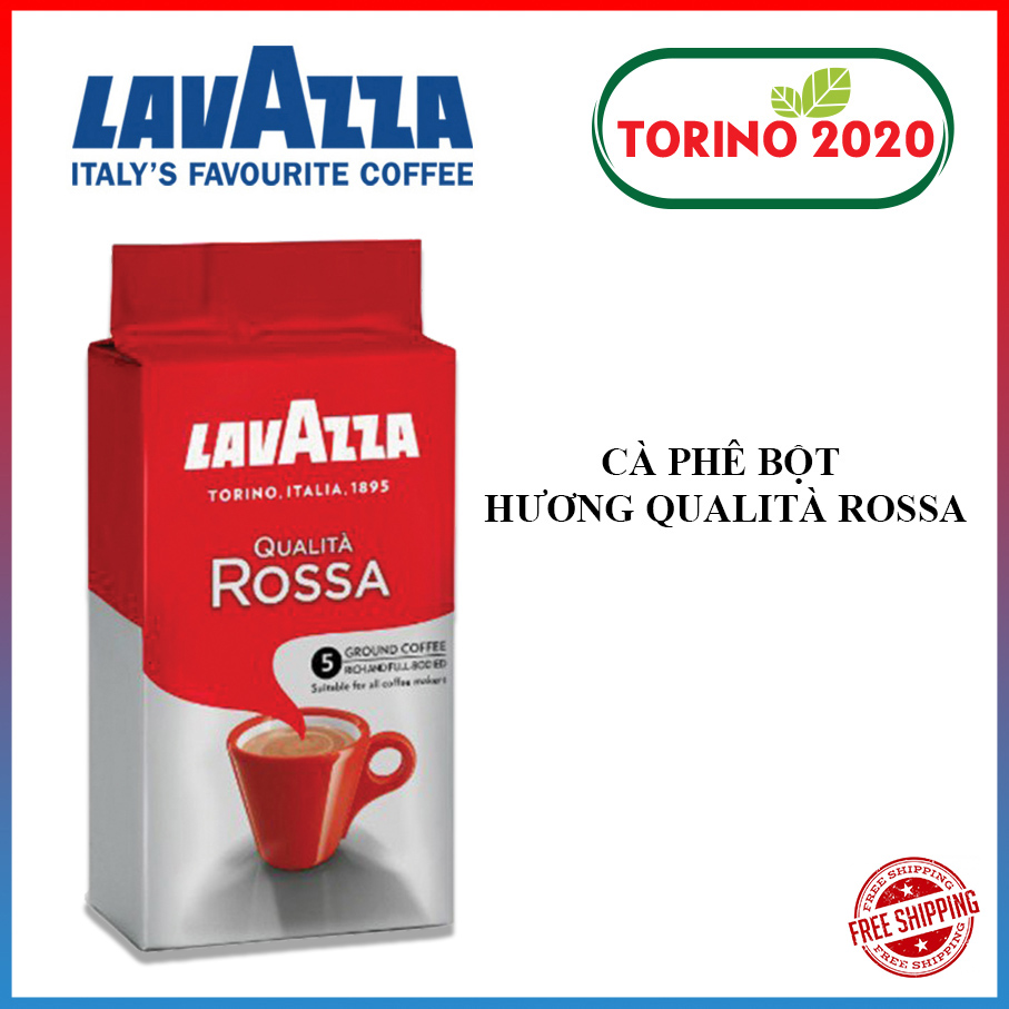 [HCM][HÀNG CHÍNH HÃNG] Cà Phê Qualità Rossa LAVAZZA - CÀ PHÊ BỘT Gói 250g