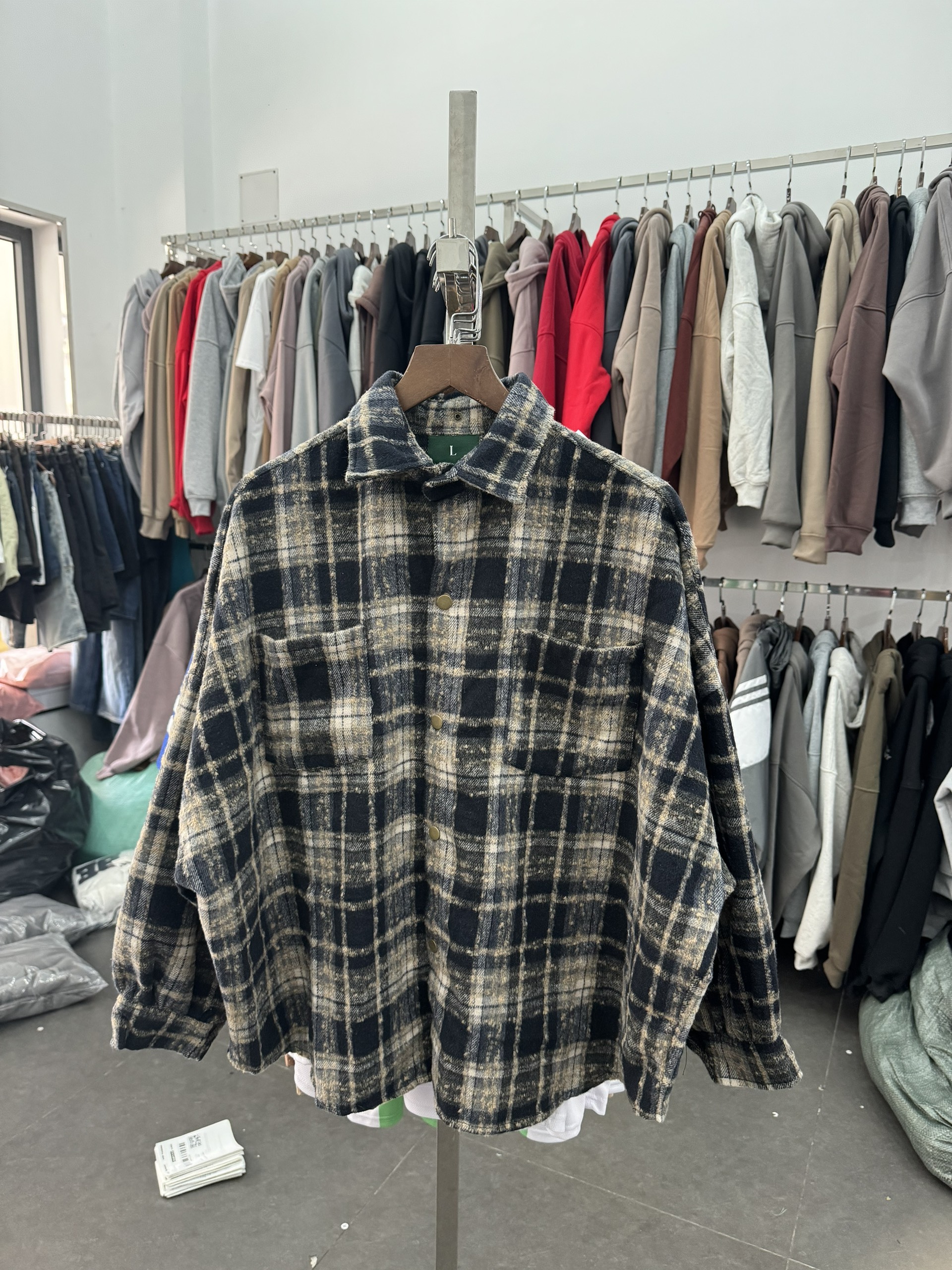 [15% Refund] 4-Color Striped Flannel Plaid Shirt