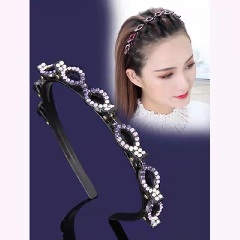 Bờm Cài Tóc Đính Đá Chống Trượt - phukienteen