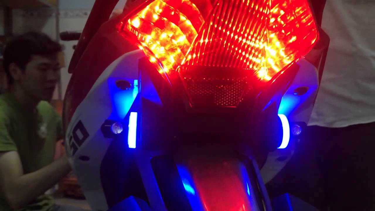 Đèn Led Xi Nhan 2 tầng Siêu Sáng Đẹp cho xe máy Exciter - Xanh DƯƠNG