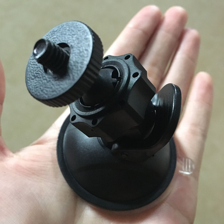 Chân Đế Hít Xoay 360 Cỡ Nhỏ Gắn Camera Hành Trình Ô Tô, Go Pro, Ezviz Sports, SJ Cam (Loại 6mm)