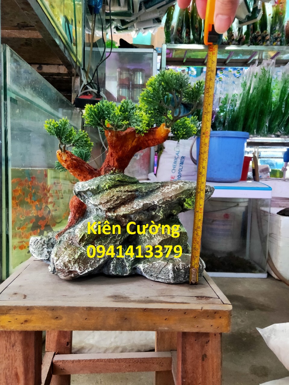 Mô Hình Núi - Hòn non Bộ - Trang Trí Bể cá (Mẫu 14)