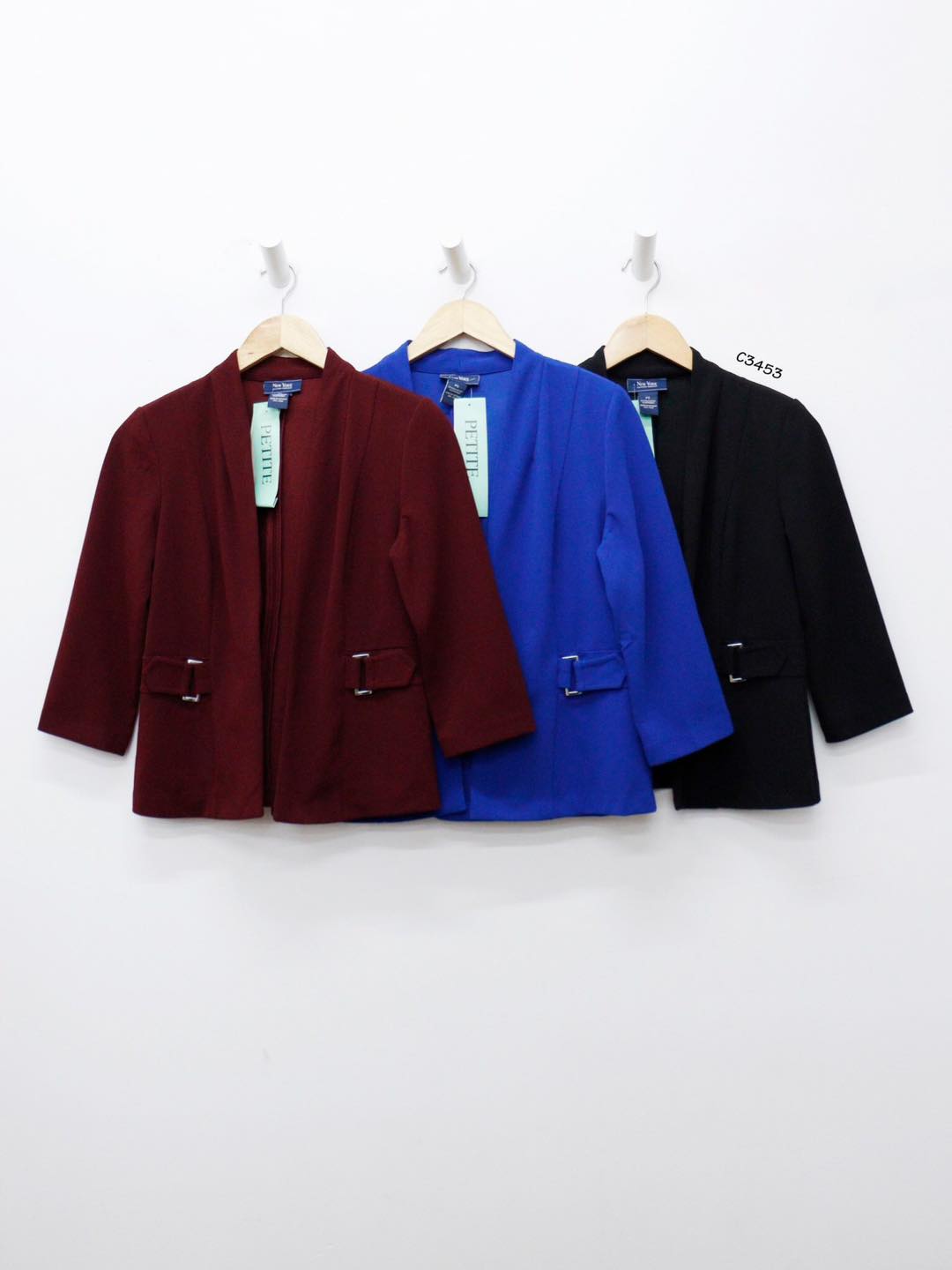 C3453 - Áo khoác vest tay lở thắt eo kiểu