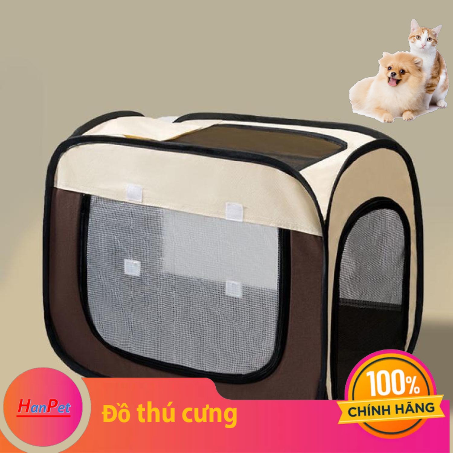 Hanpet - Lồng sấy chó mèo dạng hộp sấy thú cưng bằng vải