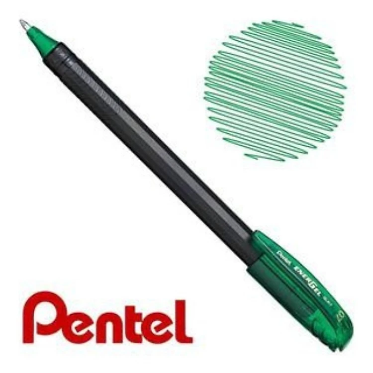 Bút Gel Nhật Bản Pentel Energel BL417 Ngòi 0.7mm - Gồm 12 Màu Mực - Công Nghệ Mực Siêu Nhanh Khô -  Không Lem