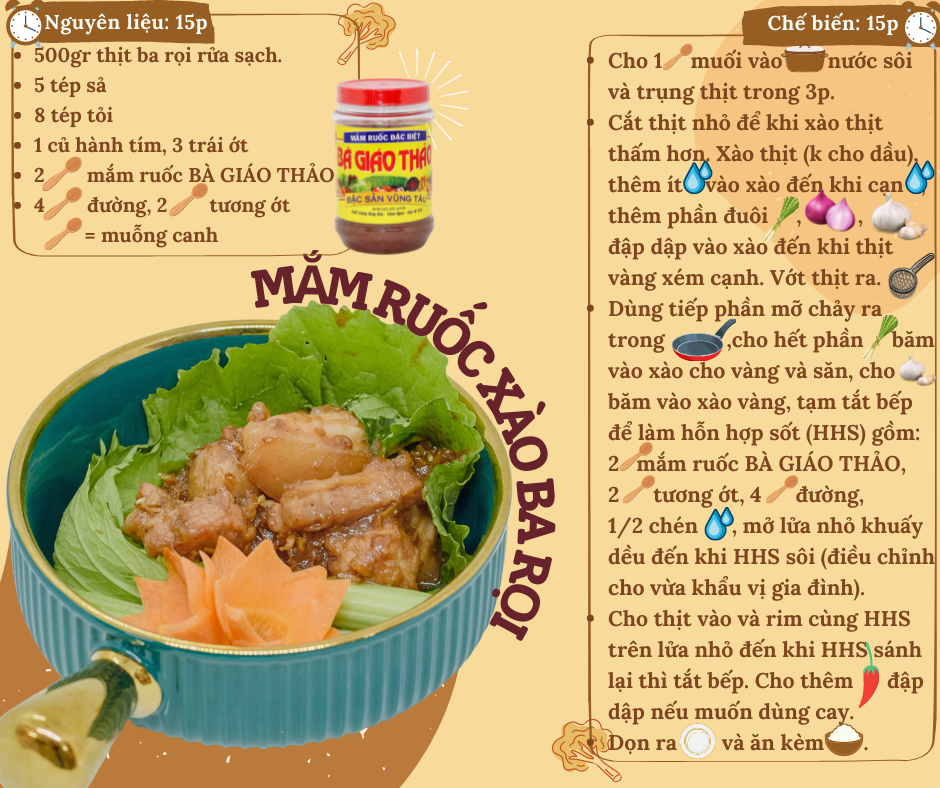 500GR MẮM RUỐC BÀ GIÁO THẢO