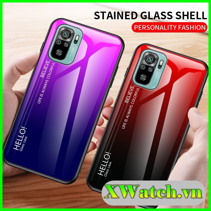 Ốp lưng xiaomi redmi 9t k40 k40 pro mi 11 redmi note 10 redmi note 10 pro họa tiết cầu vồng