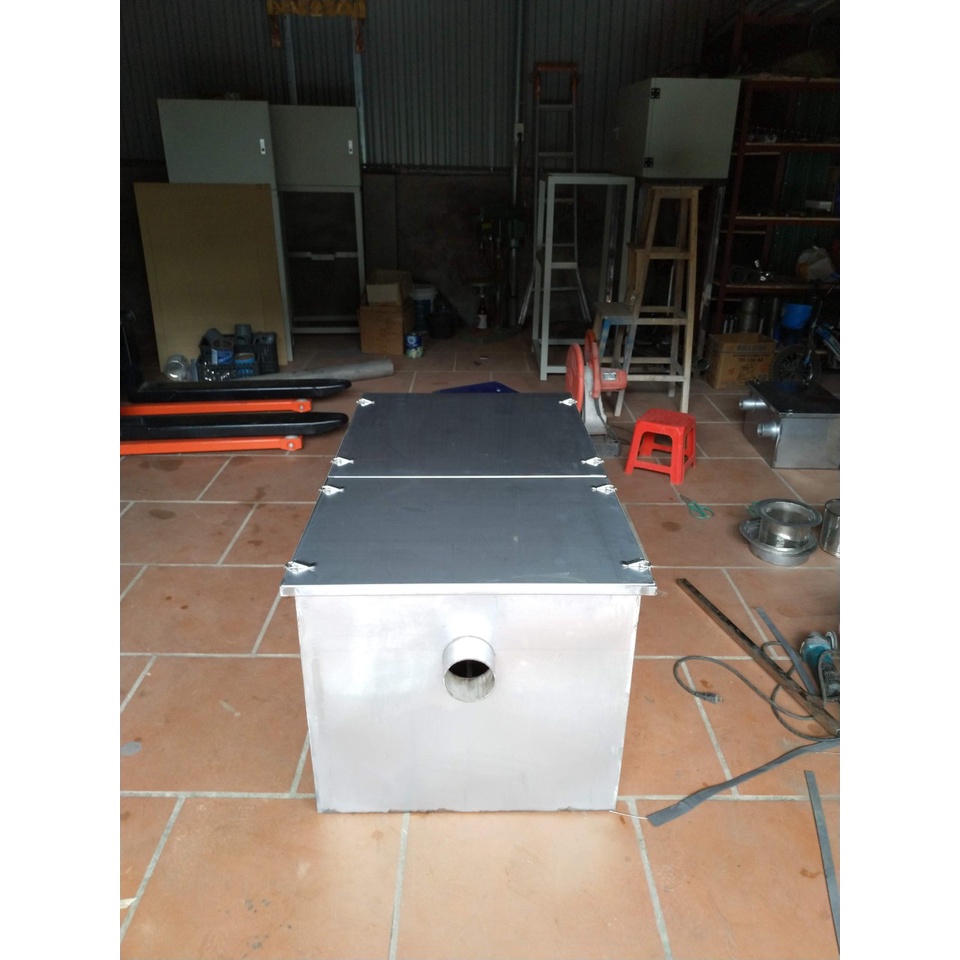 Bể Tách Mỡ Chất Liệu Inox Loại 60 Lít - Bẫy Mỡ
