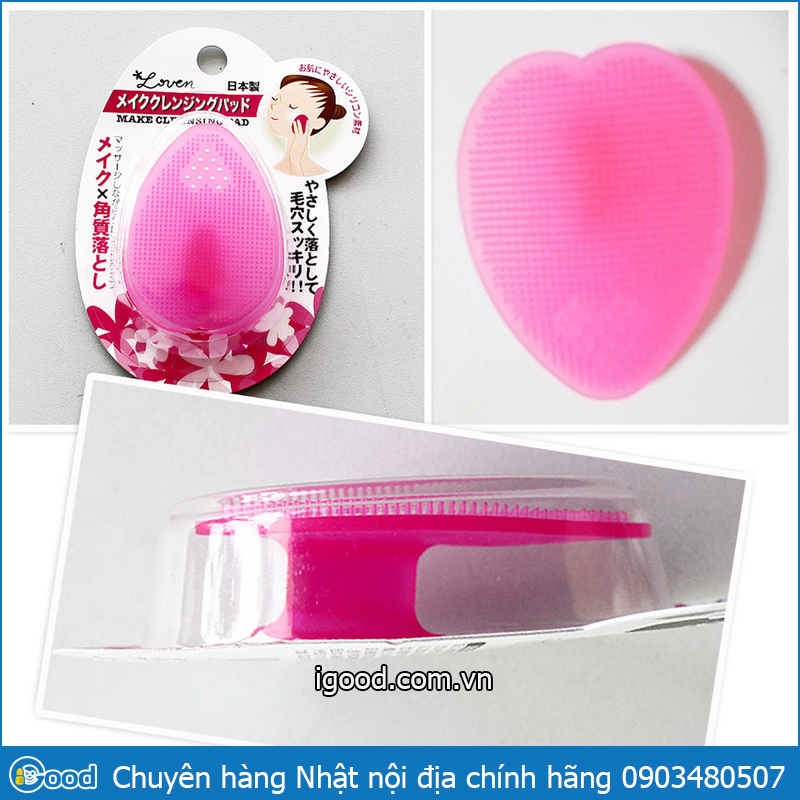 Miếng rửa mặt Silicon Seiwapro Loven Pad Nhật Bản