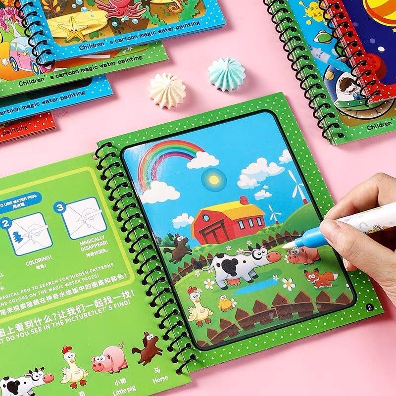 [HCM]Sách tô màu ma thuật cho bé mẫu mới