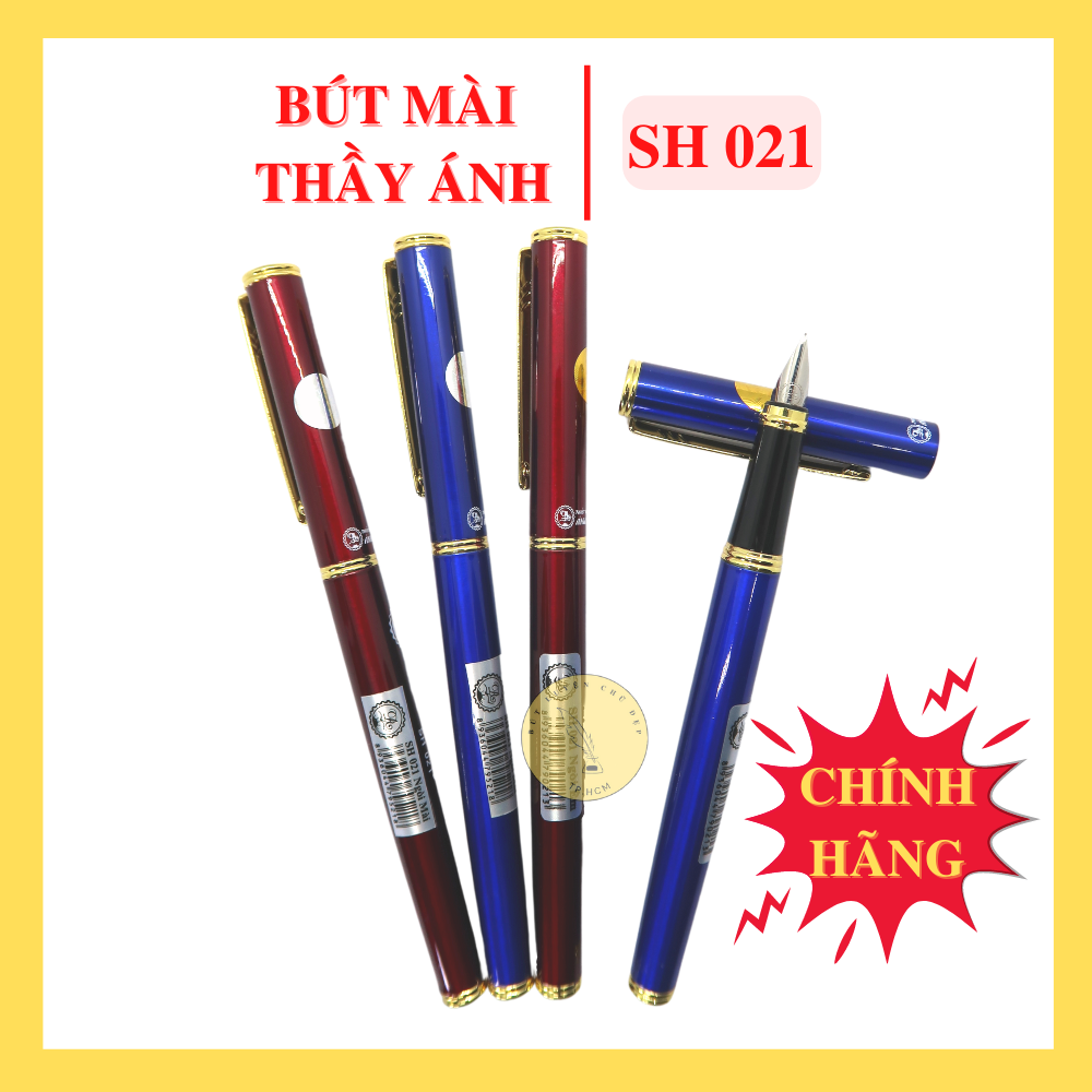 Bút mài thầy Ánh SH 021 chính hãng luyện chữ đẹp nét thanh nét đậm