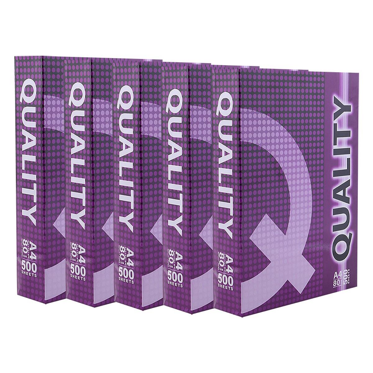 Giấy Quality A4 80gsm (đủ 500 tờ)