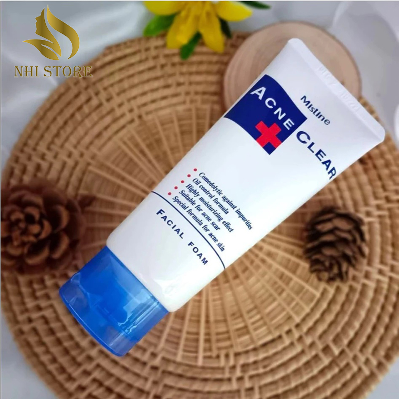 Mistine Acne Clear Facial Foam Thailand – Anti-Acne Cleanser, Oil Control, Moisturizing