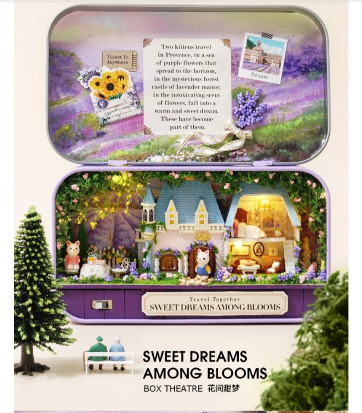Box theatre - Sweet dreams among blooms