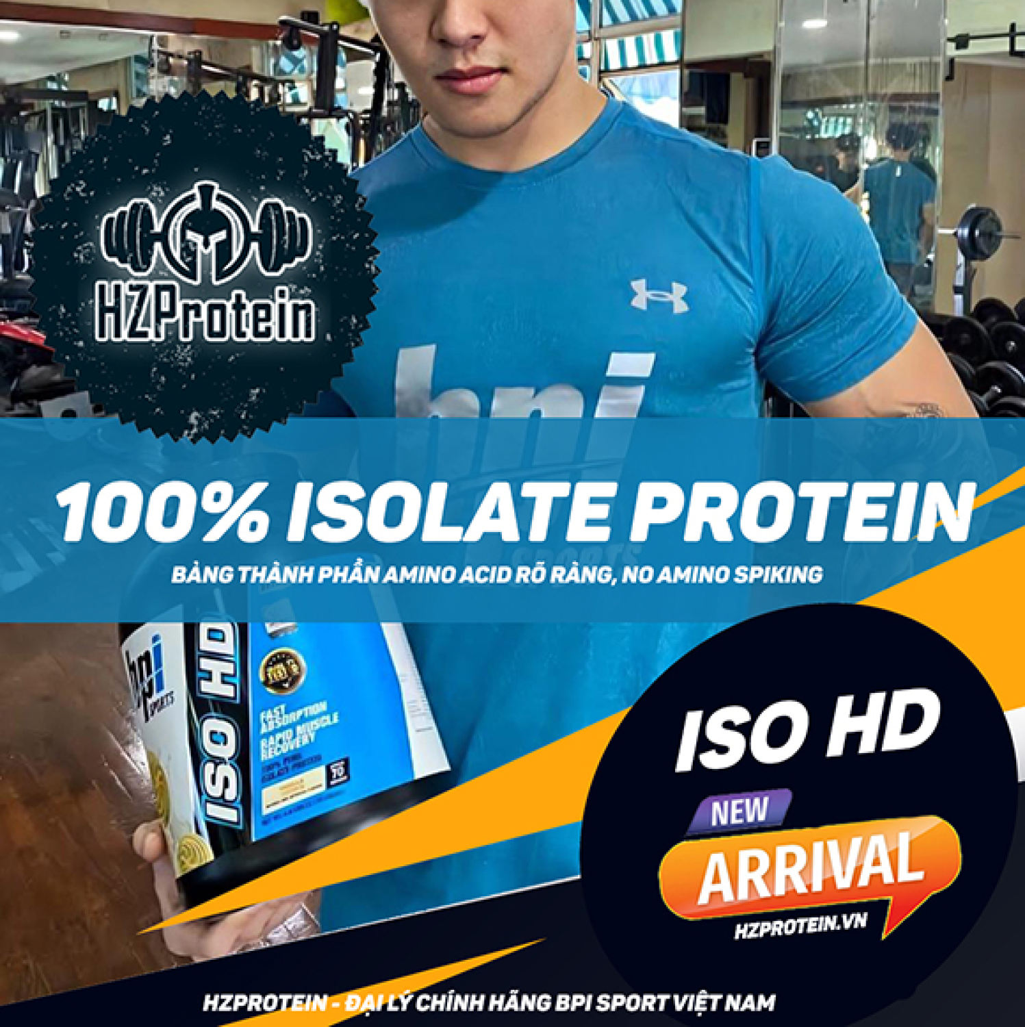 ISO HD WHEY ISOLATE 5LBS - SỮA TĂNG CƠ ISOLATE HỖ TRỢ PHÁT TRIỂN CƠ BẮP