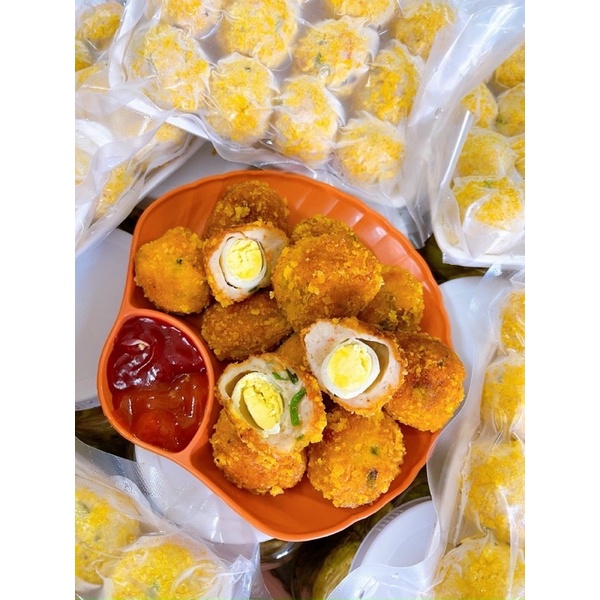 12 Pieces of Quail Egg Pancakes (Delivery to Ho Chi Minh City)