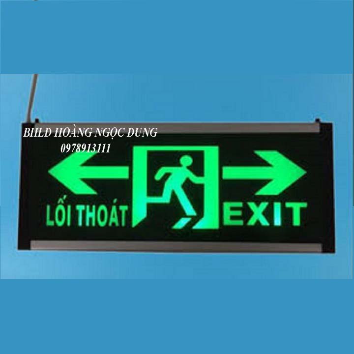 Đèn Exit, Đèn Thoát Hiểm, Chỉ Lối Thoát 2 Mặt. Đèn LED Exit 2 mặt - Đèn lối thoát, đèn khẩn cấp LỐI THOÁT