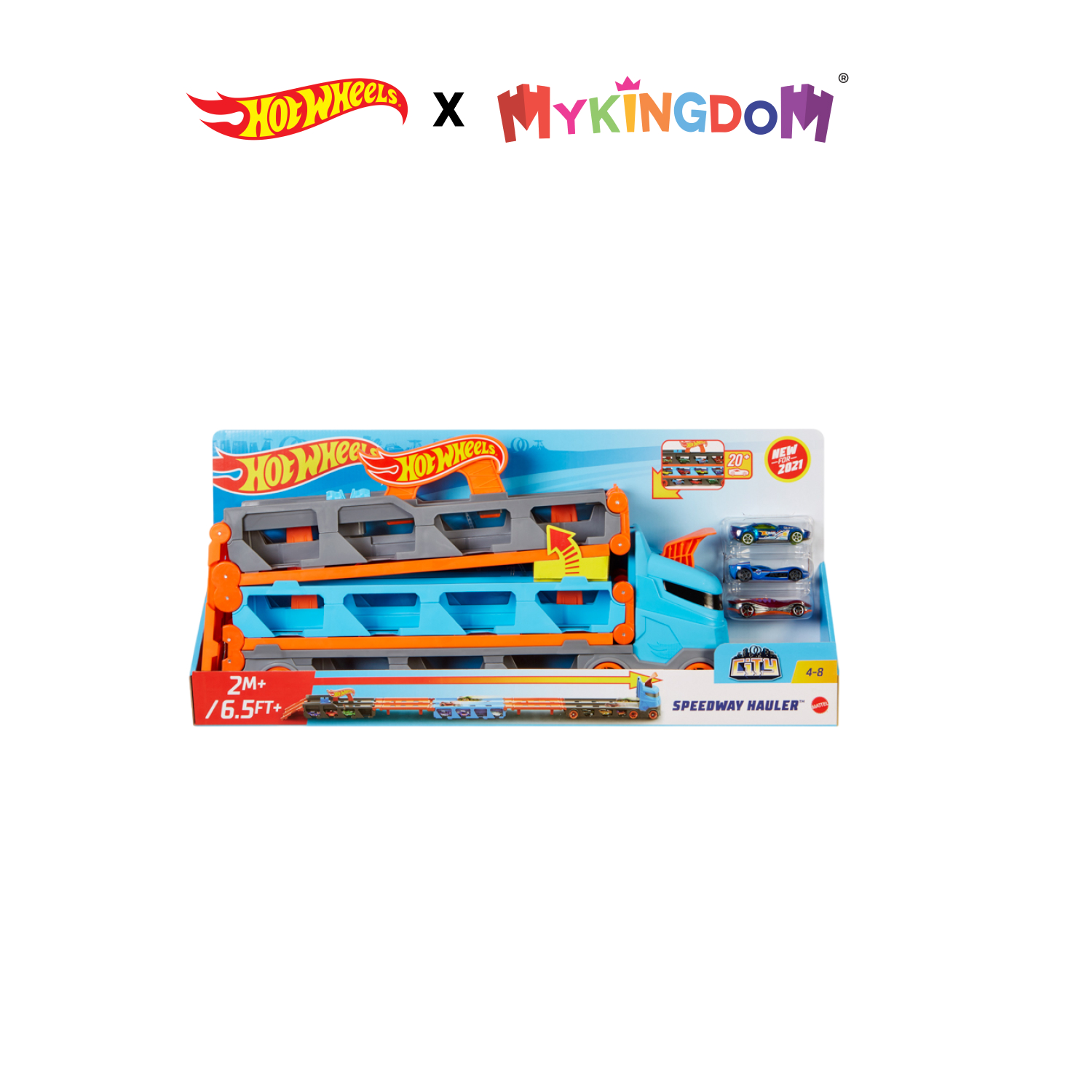 Mô Hình Đồ Chơi Hot Wheels Xe Vận Chuyển Cao Tốc GVG37