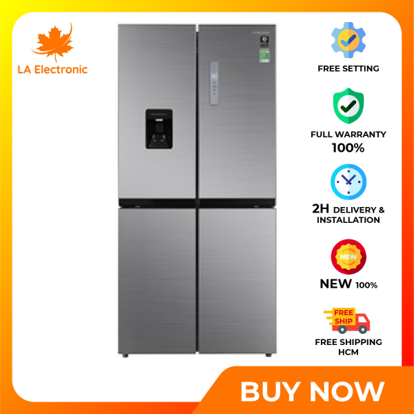 Samsung Inverter refrigerator 488 liters RF48A4010M9/SV New 2021 - Free shipping HCM - Antibacterial and deodorizing technology: Deodorizer activated carbon filter Food preservation technology: Fruit and vegetable compartment keeps moisture Utilities: chính hãng
