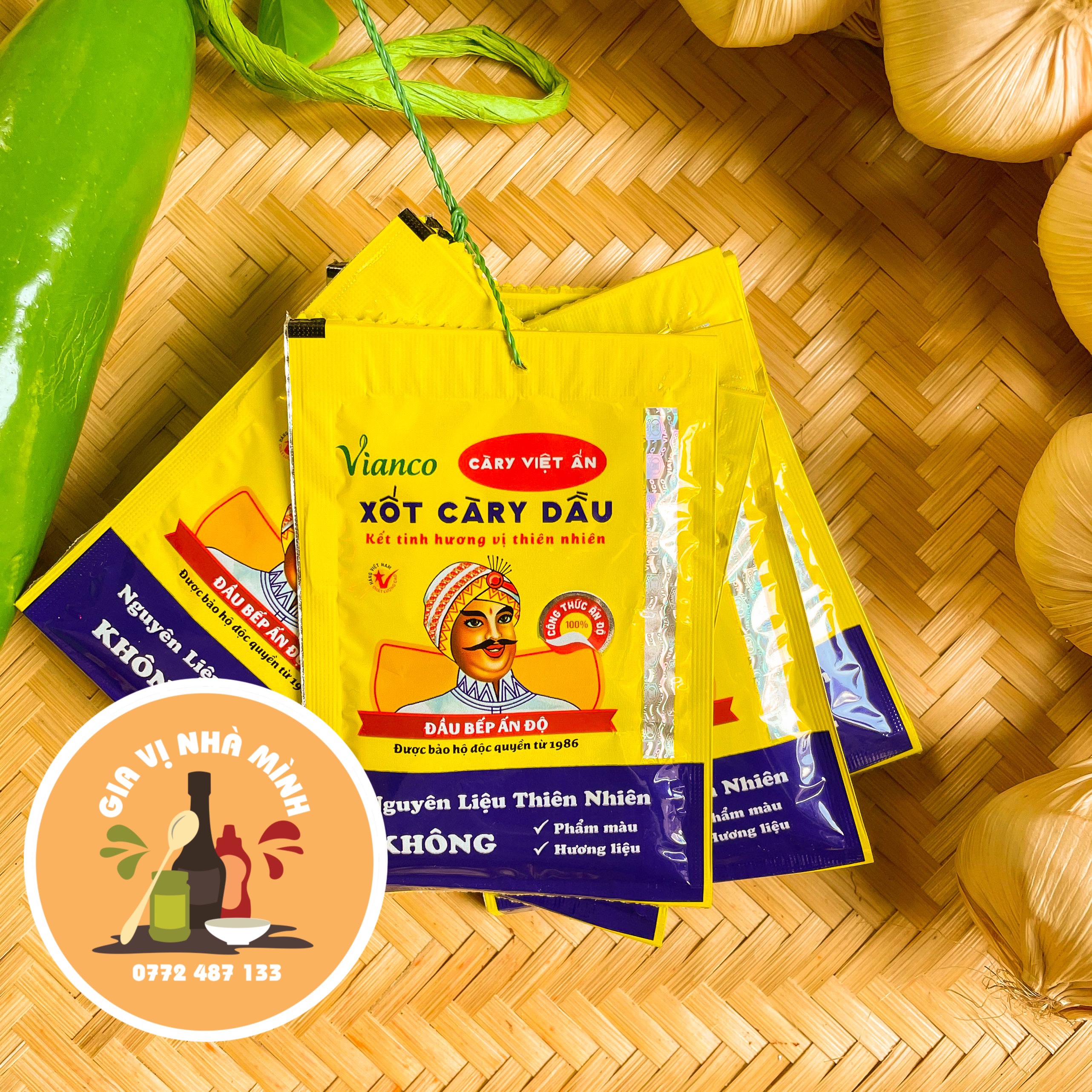 Sốt cari dầu việt ấn - gói 25gr