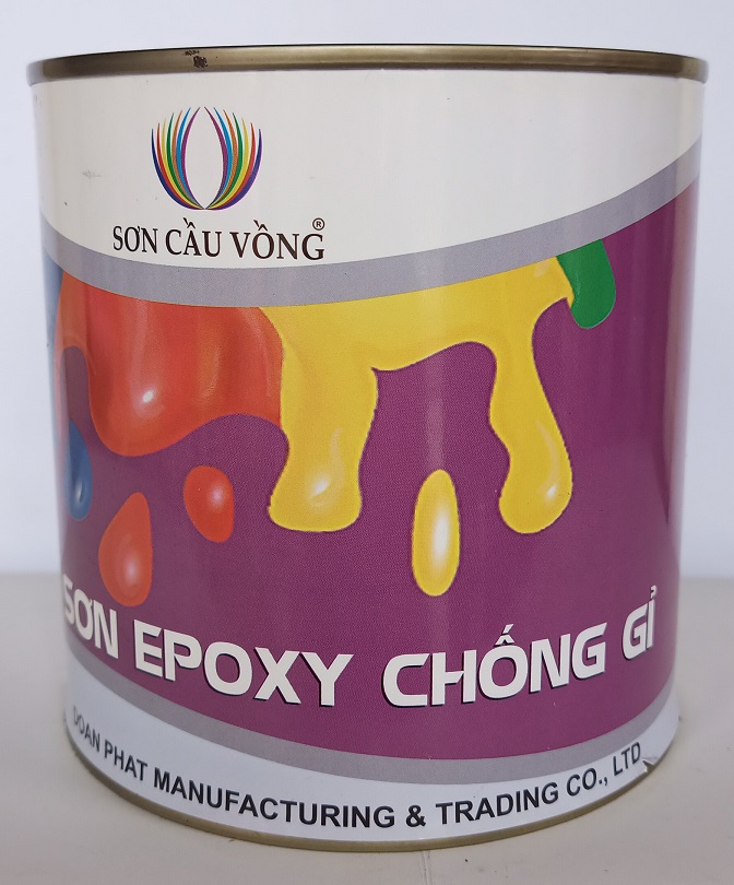 Sơn Epoxy Sắt Kẽm  Đen Mờ (444)