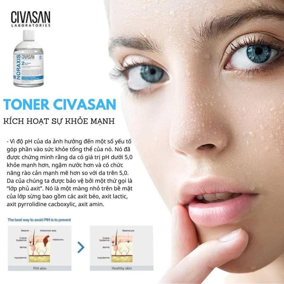 Toner Civasan Cấp Nước Phục Hồi Da Mỏng Yếu