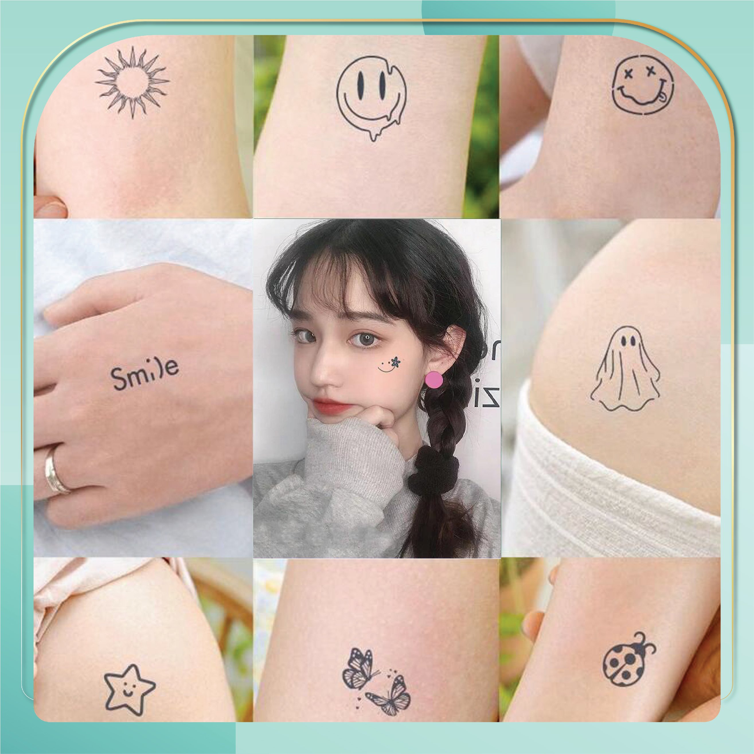Hình xăm dán, Mini tattoo, hình xăm tạm thời