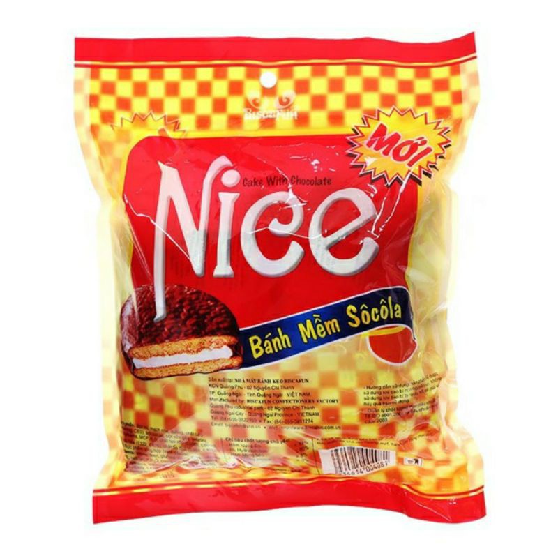 1 Túi Bánh Nice Vị Vani 200g/túi - Biscafun
