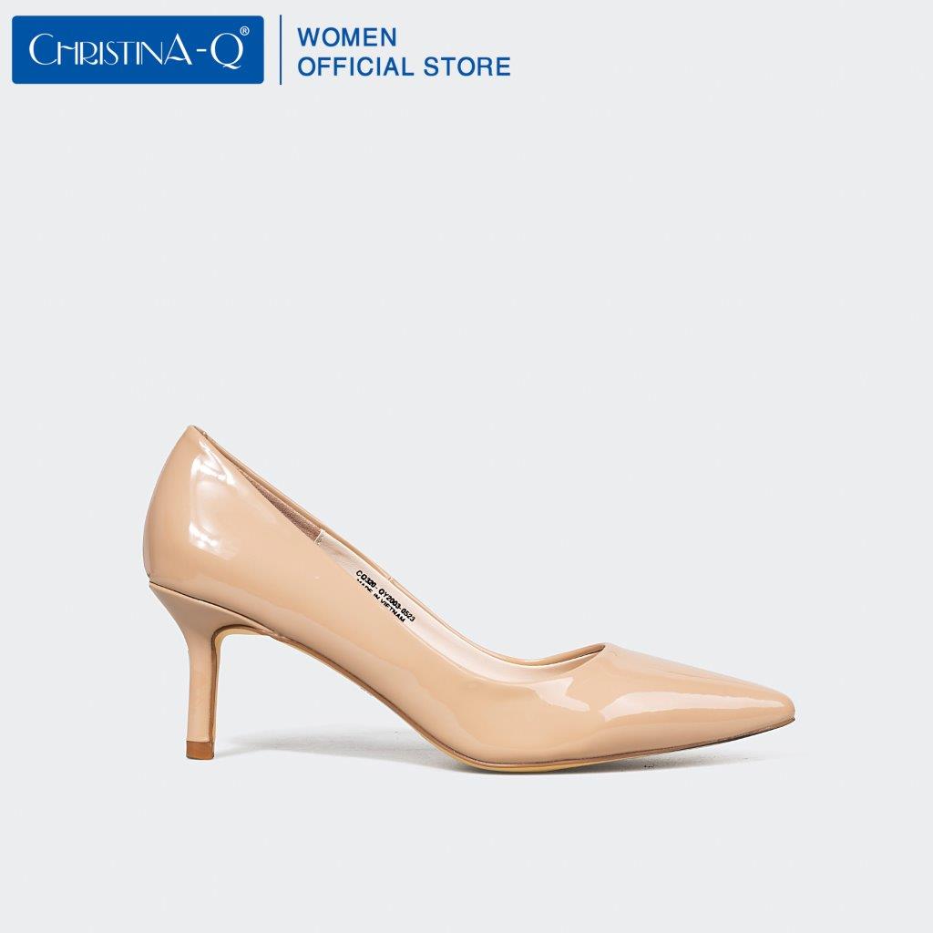 Giày Nữ Cao Gót Bít Mũi Nhọn ChristinA-Q GBN320